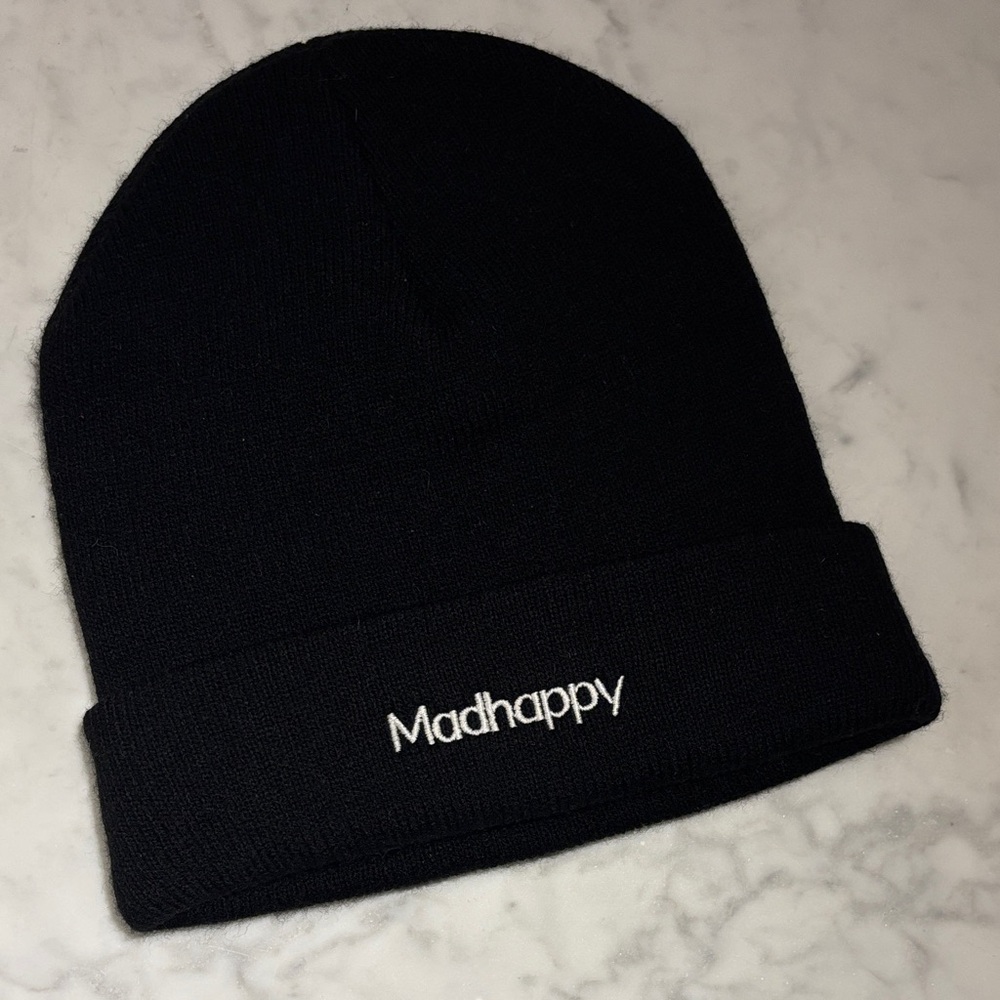 Madhappy Black Knit Beanie